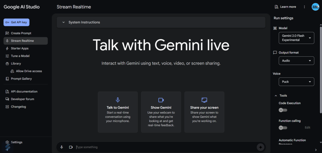 Gemini - Google AI Studio