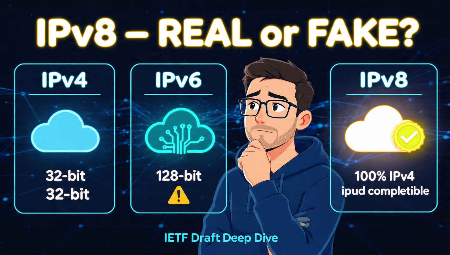 IPv8 IETF Draft Explained: 100% IPv4 Compatible Internet Protocol